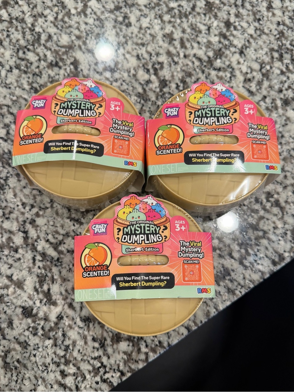 Set of 3 RMS Mystery Dumplings SHERBERT EDITION
